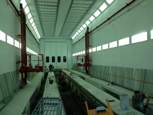 Окрасочно-сушильная камера для электровозов и локомотивов SPK  Окрасочно-сушильная камера для электровозов и локомотивов SPK