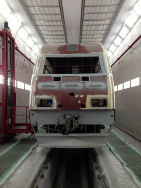 Окрасочно-сушильная камера для электровозов и локомотивов SPK  Окрасочно-сушильная камера для электровозов и локомотивов SPK