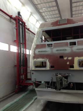 Окрасочно-сушильная камера для электровозов и локомотивов SPK  Окрасочно-сушильная камера для электровозов и локомотивов SPK