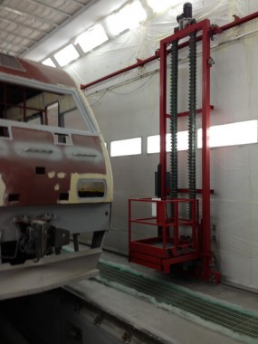 Окрасочно-сушильная камера для электровозов и локомотивов SPK  Окрасочно-сушильная камера для электровозов и локомотивов SPK