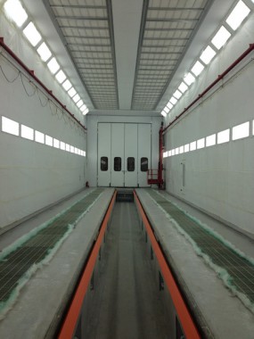 Окрасочно-сушильная камера для электровозов и локомотивов SPK  Окрасочно-сушильная камера для электровозов и локомотивов SPK