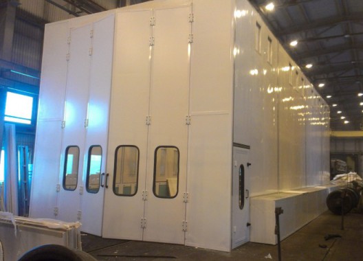 Окрасочно-сушильная камера для поездов депо Балахонцы "УралКалий" г. Березники Окрасочно-сушильная камера для поездов депо Балахонцы "УралКалий" г. Березники