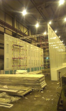 Окрасочно-сушильная камера для поездов депо Балахонцы "УралКалий" г. Березники Окрасочно-сушильная камера для поездов депо Балахонцы "УралКалий" г. Березники