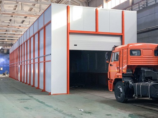 Оборудование для окрасочно-сушильного комплекса проходного типа SPK-36.6.5 Оборудование для окрасочно-сушильного комплекса проходного типа SPK-36.6.5