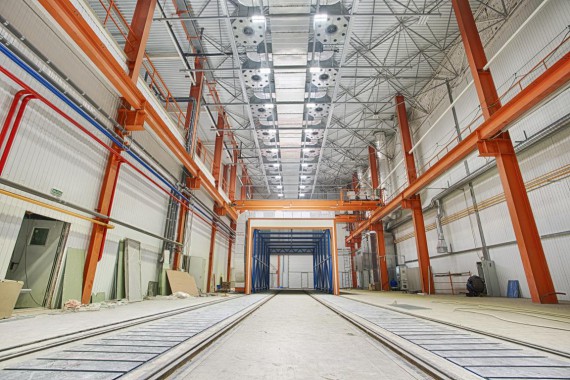 Зона открытой окраски SPK-Z 76.6.9 в составе Комплекса подготовки поверхности, окраски и сушки SPK