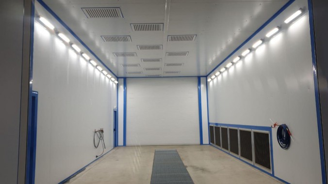 Комплекс подготовки, мойки и окраски поверхности для изделий машиностроительного комплекса, г. В. Луки Комплекс подготовки, мойки и окраски поверхности для изделий машиностроительного комплекса, г. В. Луки