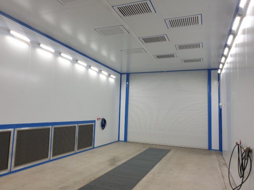 Комплекс подготовки, мойки и окраски поверхности для изделий машиностроительного комплекса, г. В. Луки Комплекс подготовки, мойки и окраски поверхности для изделий машиностроительного комплекса, г. В. Луки