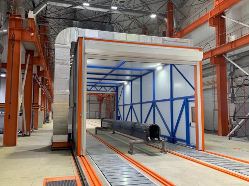 Передвижная сушильная камера для крановых конструкций SPK-15.5.3