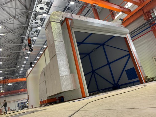 Передвижная сушильная камера для крановых конструкций SPK-15.5.3