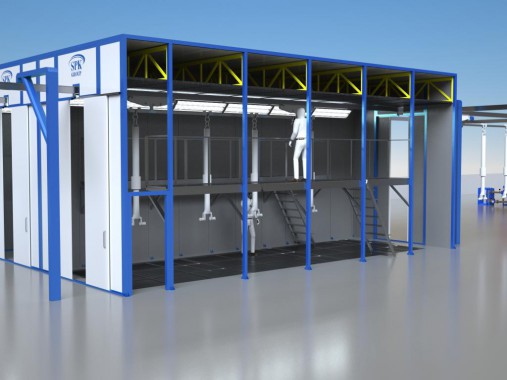 Комплекс подготовки, покраски и сушки SPK