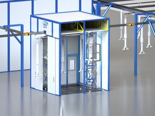 Комплекс подготовки, покраски и сушки SPK