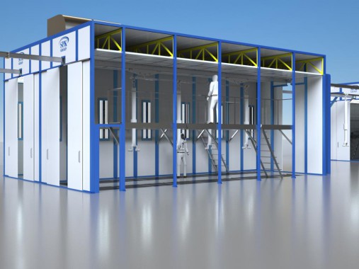 Комплекс подготовки, покраски и сушки SPK