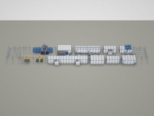 Линия подготовки и окраски поверхности для спецтехники SPK