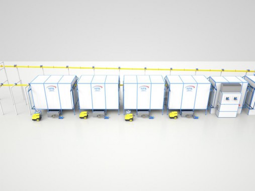 Линия окраски среднегабаритных узлов и деталей SPK Линия окраски среднегабаритных узлов и деталей SPK