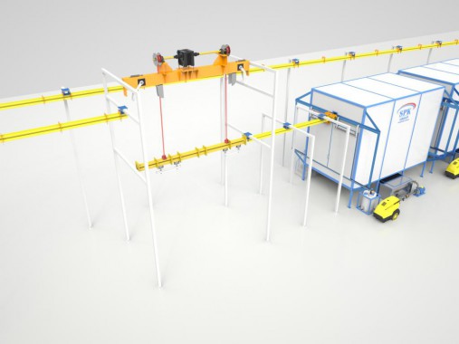 Линия окраски среднегабаритных узлов и деталей SPK Линия окраски среднегабаритных узлов и деталей SPK