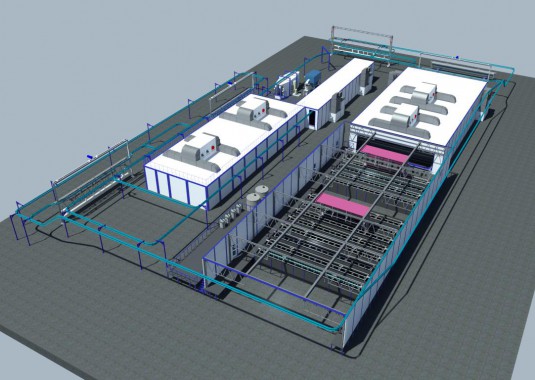 Линия катафорезной и порошковой окраски SPK-KTL