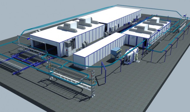 Линия катафорезной и порошковой окраски SPK-KTL