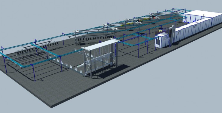 Линия катафорезной и порошковой окраски SPK-KTL