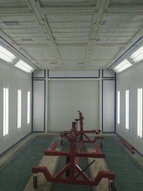 Комплекс проходных камер для дробеструйной очистки поверхности, покраски и сушки SPK, г. Новокузнецк