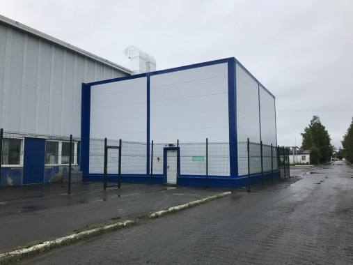 Уличная покрасочно-сушильная камера SPK-T 12.6.4 для деталей самолета, г. Екатеринбург Уличная покрасочно-сушильная камера SPK-T 12.6.4 для деталей самолета, г. Екатеринбург