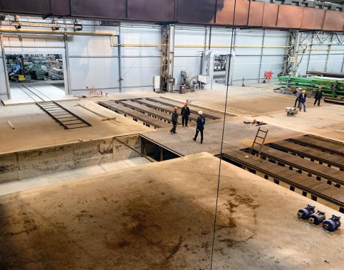 Комплекс подготовки поверхности и окраски для стальных металлоконструкций, Тверская обл.