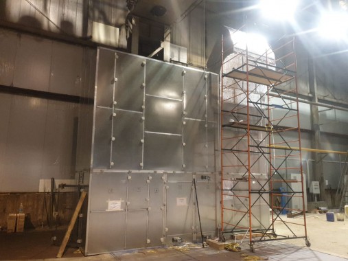 Комплекс подготовки поверхности и окраски для стальных металлоконструкций, Тверская обл.