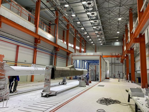 Комплекс подготовки и покраски для деталей кранового оборудования SPK