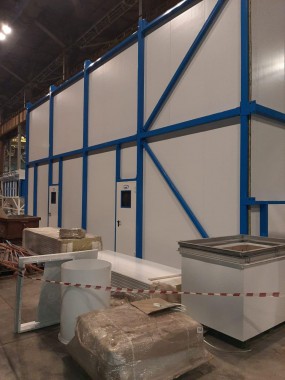 Дробеструйная камера для ж/д транспорта SPK-12.6.6, г. В. Пышма (Свердловская обл.) Дробеструйная камера для ж/д транспорта SPK-12.6.6, г. В. Пышма (Свердловская обл.)