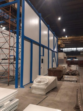 Дробеструйная камера для ж/д транспорта SPK-12.6.6, г. В. Пышма (Свердловская обл.) Дробеструйная камера для ж/д транспорта SPK-12.6.6, г. В. Пышма (Свердловская обл.)