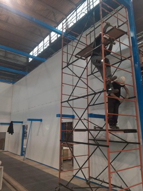 Дробеструйная камера для ж/д транспорта SPK-12.6.6, г. В. Пышма (Свердловская обл.) Дробеструйная камера для ж/д транспорта SPK-12.6.6, г. В. Пышма (Свердловская обл.)