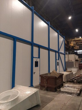 Дробеструйная камера для ж/д транспорта SPK-12.6.6, г. В. Пышма (Свердловская обл.) Дробеструйная камера для ж/д транспорта SPK-12.6.6, г. В. Пышма (Свердловская обл.)