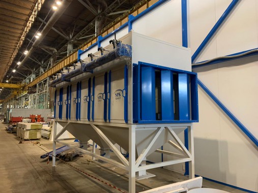 Дробеструйная камера для ж/д транспорта SPK-12.6.6, г. В. Пышма (Свердловская обл.) Дробеструйная камера для ж/д транспорта SPK-12.6.6, г. В. Пышма (Свердловская обл.)