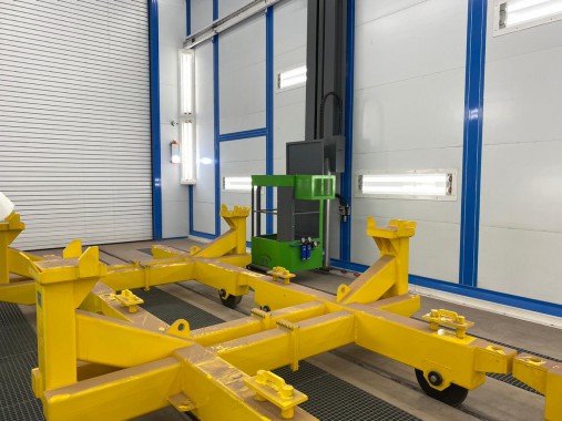 Камера покраски и сушки для деталей электровозов SPK-P 22.6.7, Свердловская область Камера покраски и сушки для деталей электровозов SPK-P 22.6.7, Свердловская область