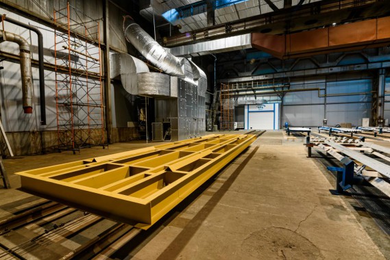 Комплекс подготовки поверхности и окраски для стальных металлоконструкций, Тверская обл.