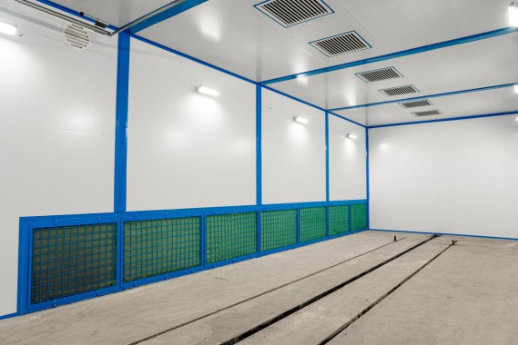 Комплекс подготовки поверхности и окраски для стальных металлоконструкций, Тверская обл.