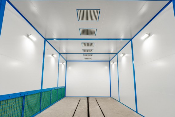 Комплекс подготовки поверхности и окраски для стальных металлоконструкций, Тверская обл.