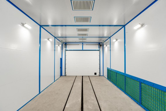 Комплекс подготовки поверхности и окраски для стальных металлоконструкций, Тверская обл.