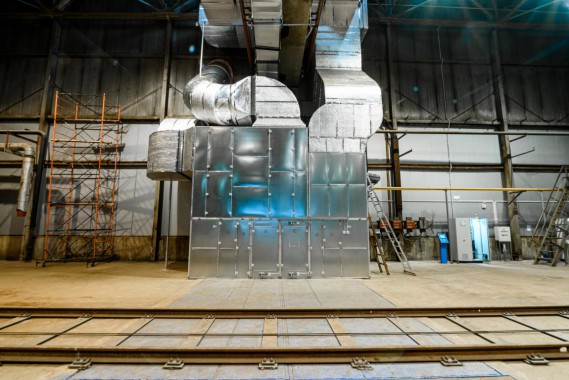 Комплекс подготовки поверхности и окраски для стальных металлоконструкций, Тверская обл.