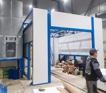 Дробеструйная камера SPK-T 7.5.4 и окрасочно-сушильная камера  SPK 6.5.4, г. Москва