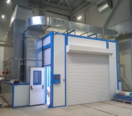 Дробеструйная камера SPK-T 7.5.4 и окрасочно-сушильная камера  SPK 6.5.4, г. Москва