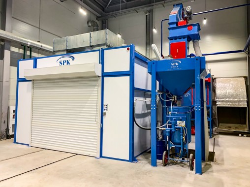 Дробеструйная камера SPK-T 7.5.4 и окрасочно-сушильная камера  SPK 6.5.4, г. Москва