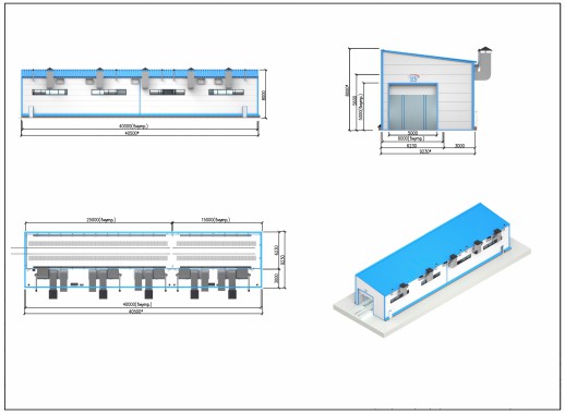 Уличная окрасочно-сушильная камера для крановой техники SPK-40.6.6