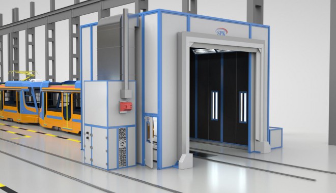 Комплекс подготовки, окраски и проверки герметичности вагонов SPK Комплекс подготовки, окраски и проверки герметичности вагонов SPK