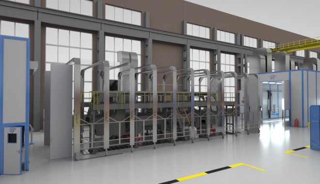 Комплекс подготовки, окраски и проверки герметичности вагонов SPK Комплекс подготовки, окраски и проверки герметичности вагонов SPK