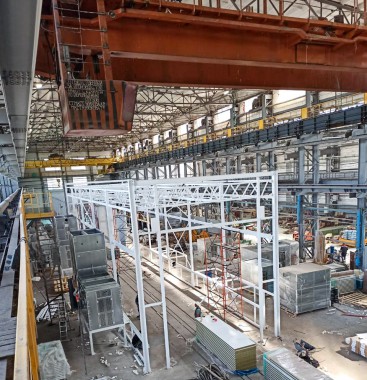 Окрасочно-сушильная камера для локомотивов SPK-P 22.6.5, г. Коломна Окрасочно-сушильная камера для локомотивов SPK-P 22.6.5, г. Коломна