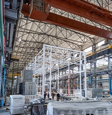 Окрасочно-сушильная камера для локомотивов SPK-P 22.6.5, г. Коломна Окрасочно-сушильная камера для локомотивов SPK-P 22.6.5, г. Коломна