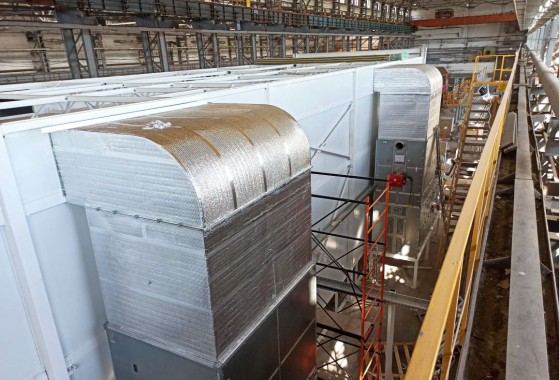 Окрасочно-сушильная камера для локомотивов SPK-P 22.6.5, г. Коломна Окрасочно-сушильная камера для локомотивов SPK-P 22.6.5, г. Коломна