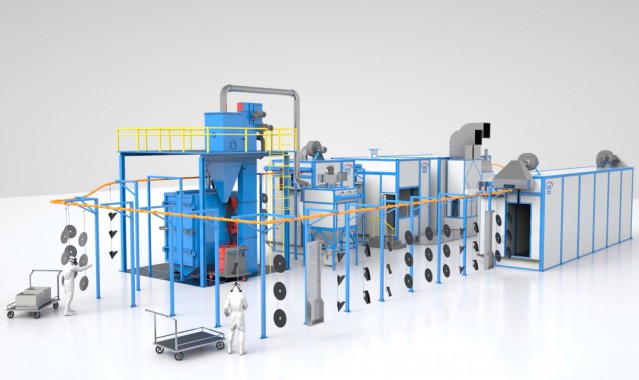 Автоматическая конвейерная линия для подготовки и окраски деталей сельхозтехники SPK Автоматическая конвейерная линия для подготовки и окраски деталей сельхозтехники SPK