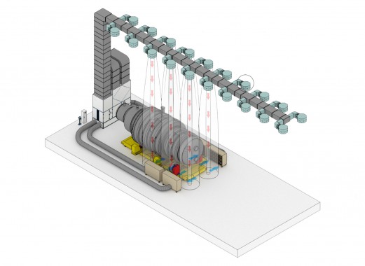 Зона открытой окраски для нефтегазового оборудования SPK-40.8.23