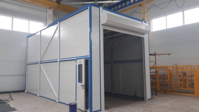 Комплекс из 2-х окрасочно-сушильных камер SPK-6.4.4 и SPK-8.4.4, г. Новосибирск